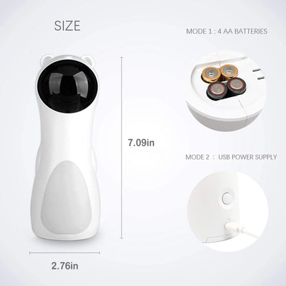 Interactive Automatic Laser Toy for Cats & Kittens (USB/Battery)
