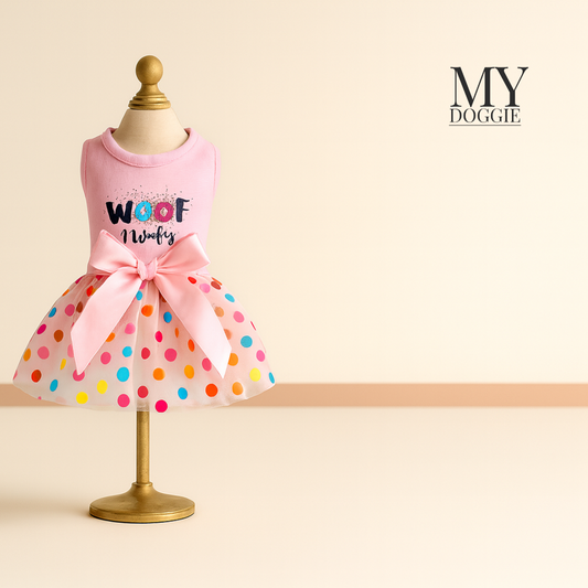 Vestido de primavera para perros pequeños
