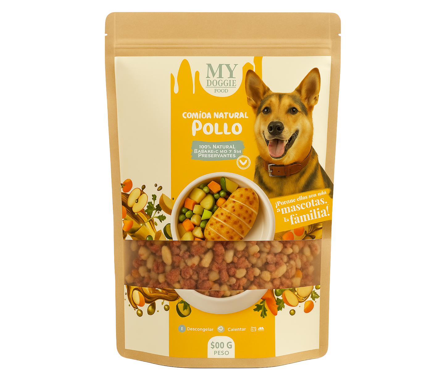 Comida Natural para Perros MYDOGGIEFOOD – 100% Natural, Sin Preservantes