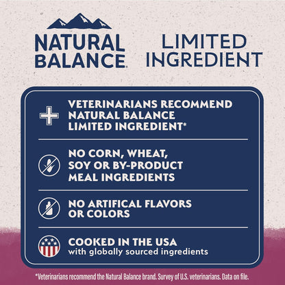 Limited Ingredient Adult Grain-Free Dry Dog Food, Reserve Sweet Potato & Venison Recipe, 4 Pound (Pack of 1)