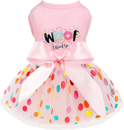 Luxury Spring Floral Dress for Small Dogs – Soft, Breathable, Easy-On