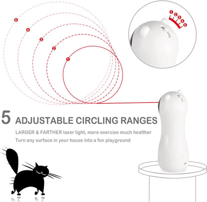 Interactive Automatic Laser Toy for Cats & Kittens (USB/Battery)