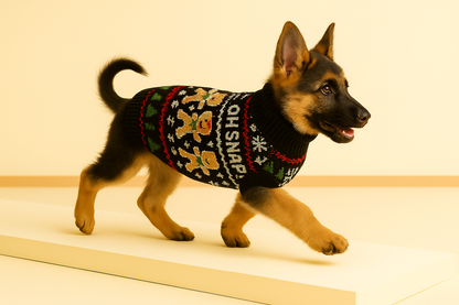 “Oh Snap!” Gingerbread Christmas Dog Sweater