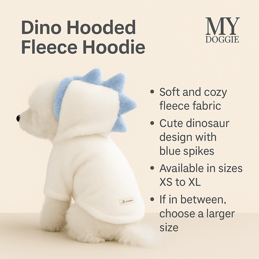 Warm Fleece Dog Coat — Hooded Winter Jacket for Small Breeds