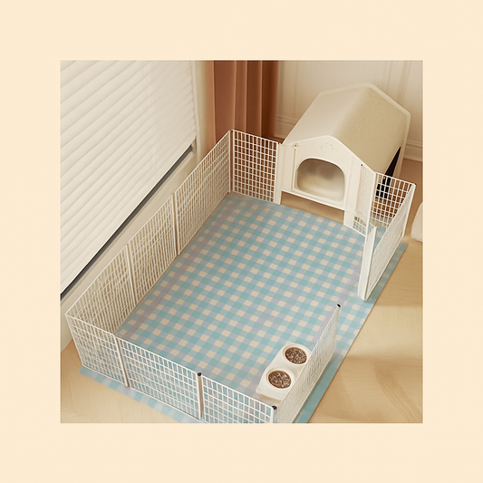 Pet Specific PVC Waterproof and Urine Proof Pad - Dog Fence Pad