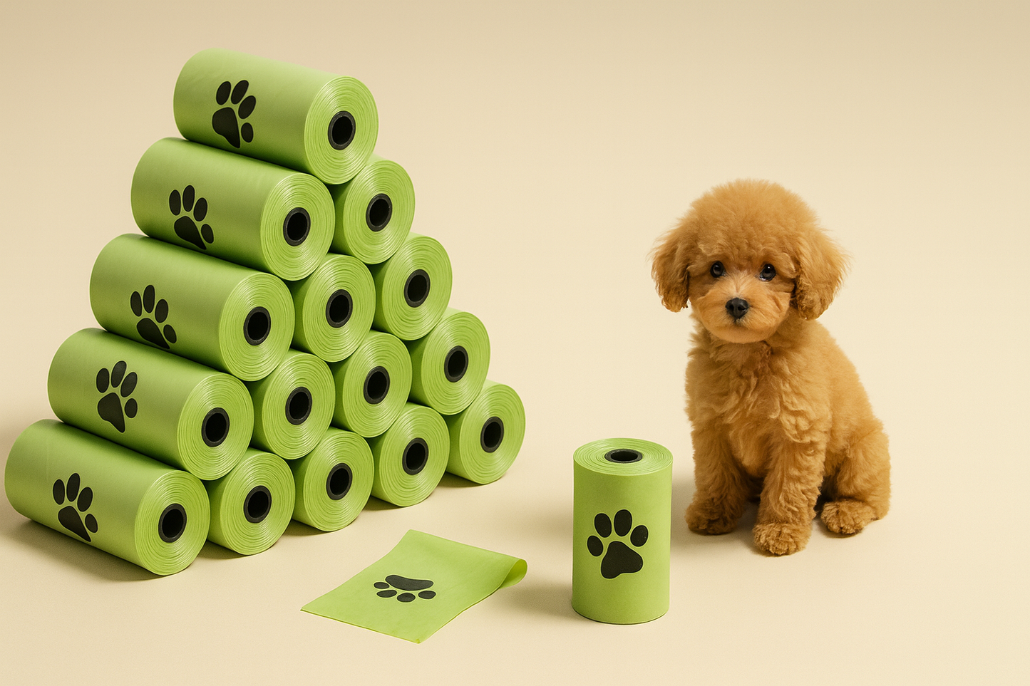 Thick Dog Poop Bags, Leak Proof Pet Waste Bag for Dog Outdoor Walking