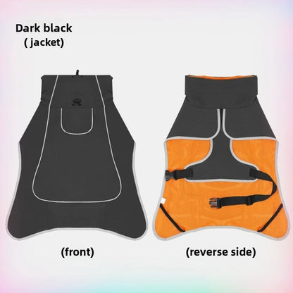 Waterproof Outdoor Dog Jacket – Windproof Rain Coat for Large Dogs