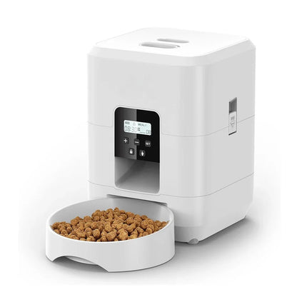 Smart Wi-Fi Auto Pet Feeder by Petavista – Remote Kibble Dispenser