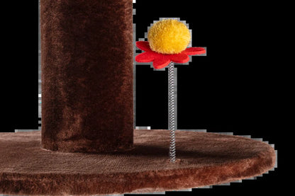 Drema 63'' H Christmas Cat Tree Condos and Toy Included