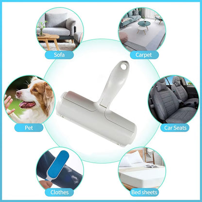 Cat & Dog Hair Roller — Reusable, Furniture/Car/Clothes Cleaner