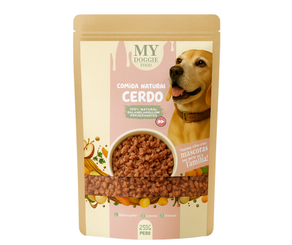 Comida Natural para Perros MYDOGGIEFOOD – 100% Natural, Sin Preservantes