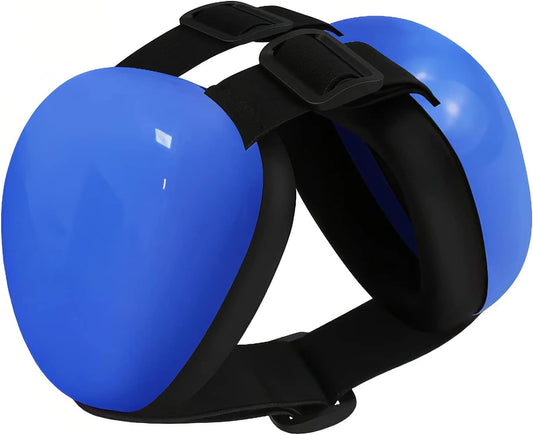Dog Earmuffs for Hearing Protection - 29dB NRR Noise Reduction Ear Muffs (Large, Blue)