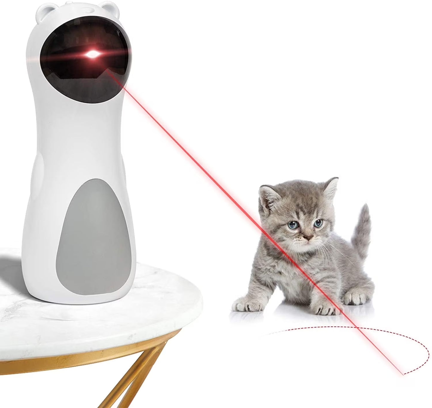 Interactive Automatic Laser Toy for Cats & Kittens (USB/Battery)