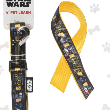 M STARWARS Pets Darth Vader - Correa para perro de 4 pies 