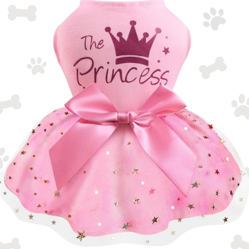 S IDEPET Vestido de princesa para perro