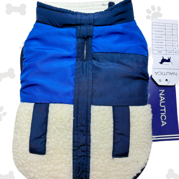 XS NAUTICA Sueter para perro/ AZUL Y BLANCO